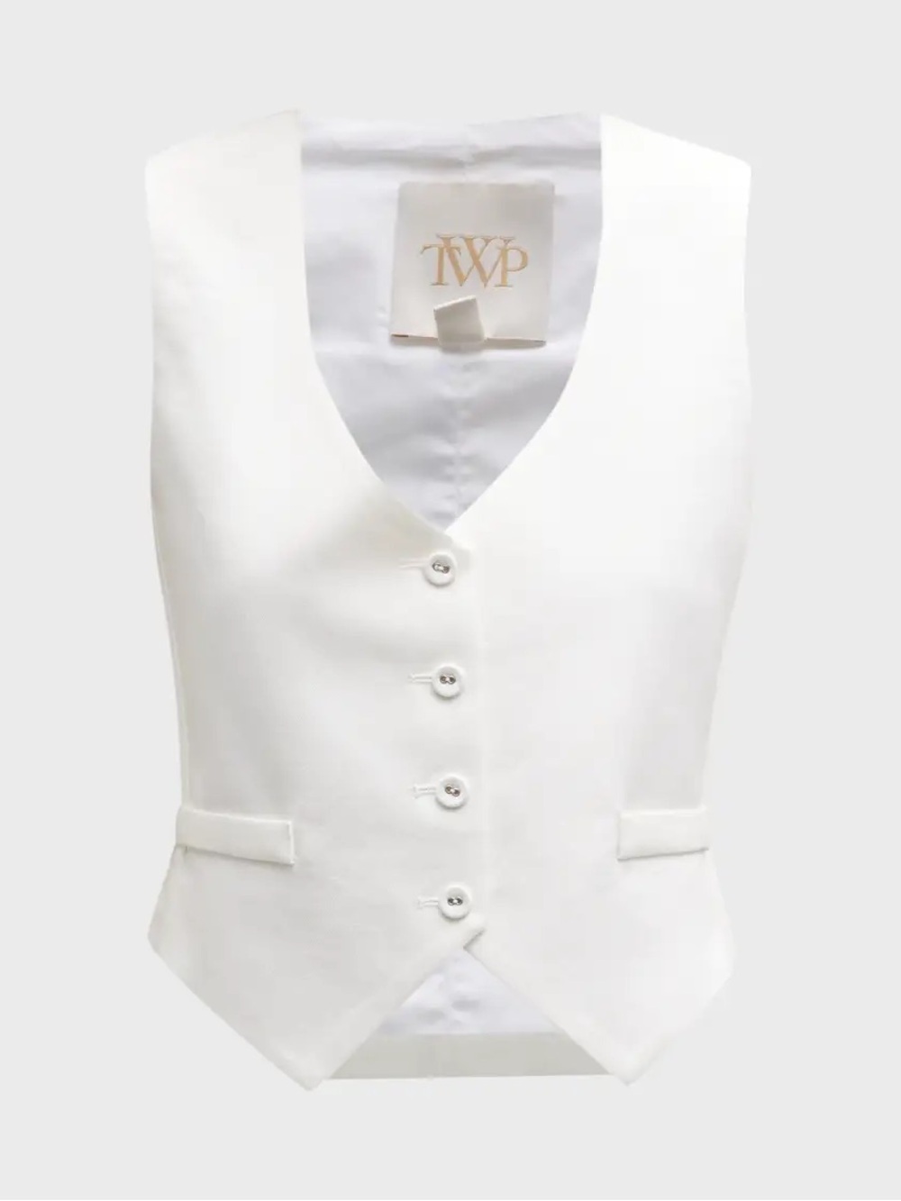 TWP Katherine Linen & Cotton Blend Vest